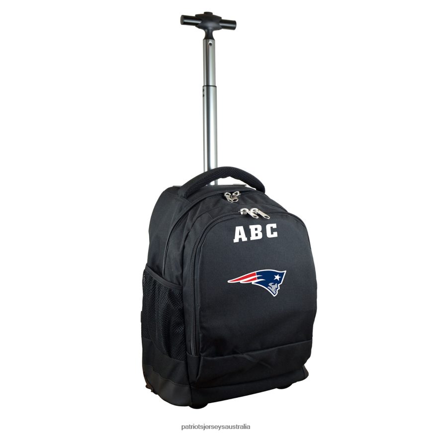 Kids MOJO Black 19'' Personalized Premium Wheeled Backpack ZZ06V22931 Patriots Jersey Accessories