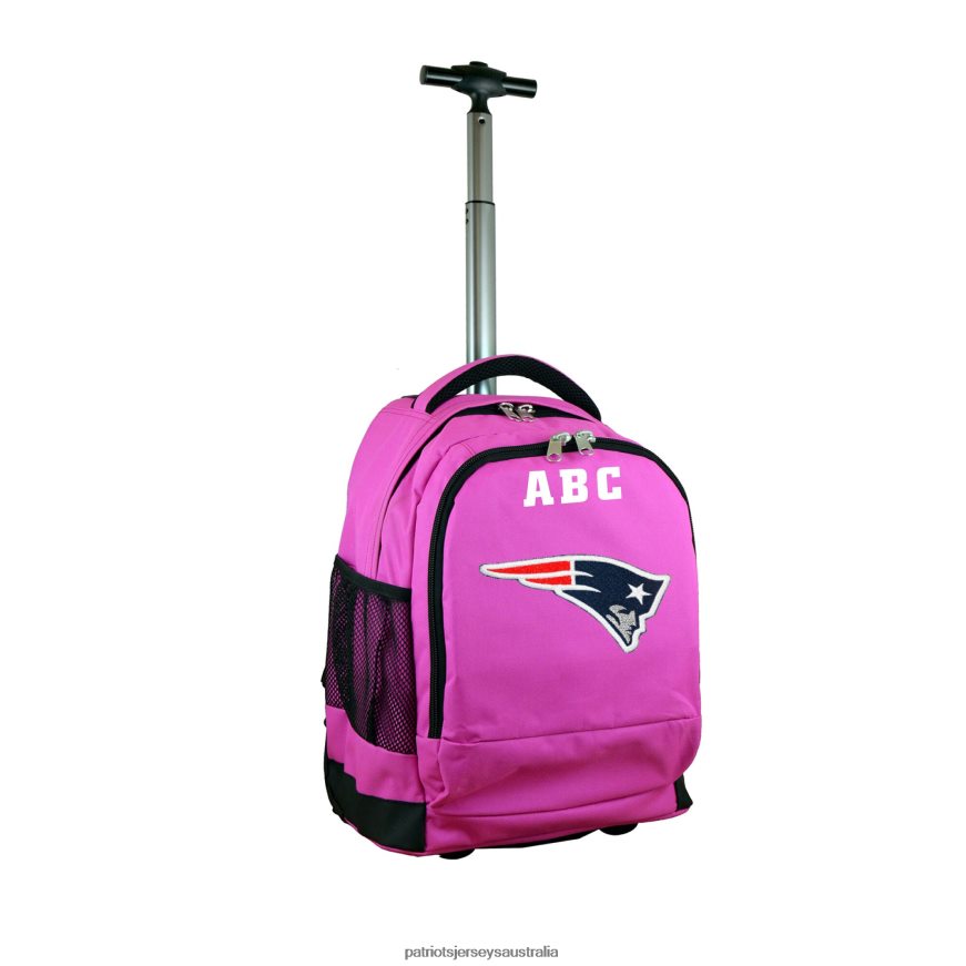 Kids MOJO Pink 19'' Personalized Premium Wheeled Backpack ZZ06V22932 Patriots Jersey Accessories
