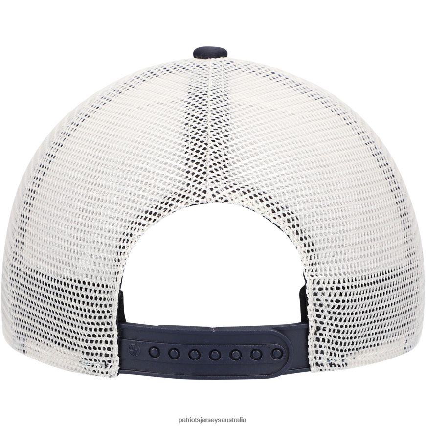 Kids 47 Navy/Natural Zoomer MVP Snapback Hat ZZ06V22992 Patriots Jersey Accessories