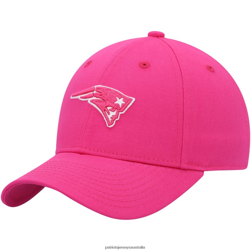 Kids Girls Pink Structured Adjustable Hat ZZ06V22969 Patriots Jersey Accessories