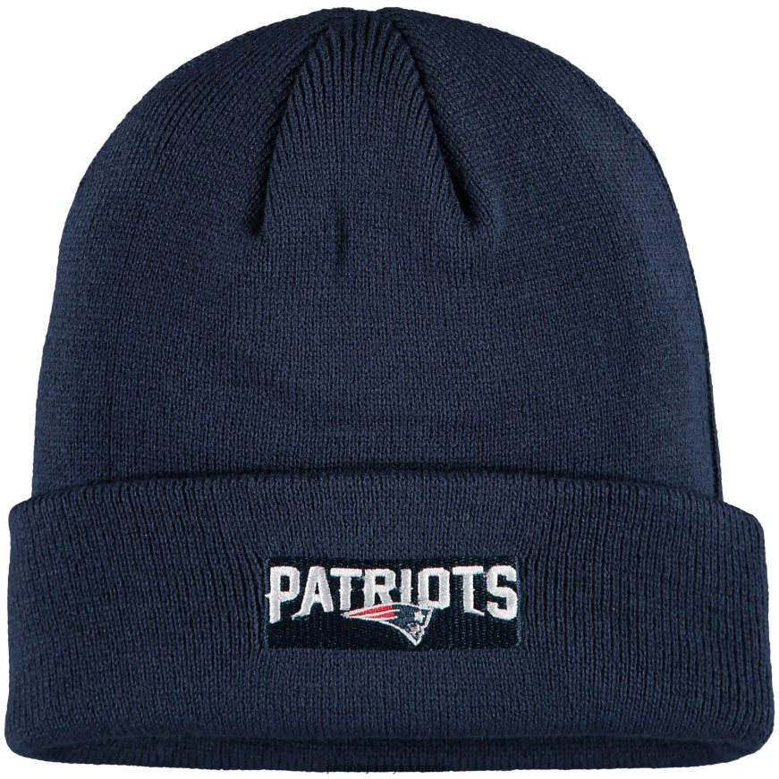 Kids Navy Basic Cuffed Knit Hat ZZ06V22989 Patriots Jersey Accessories