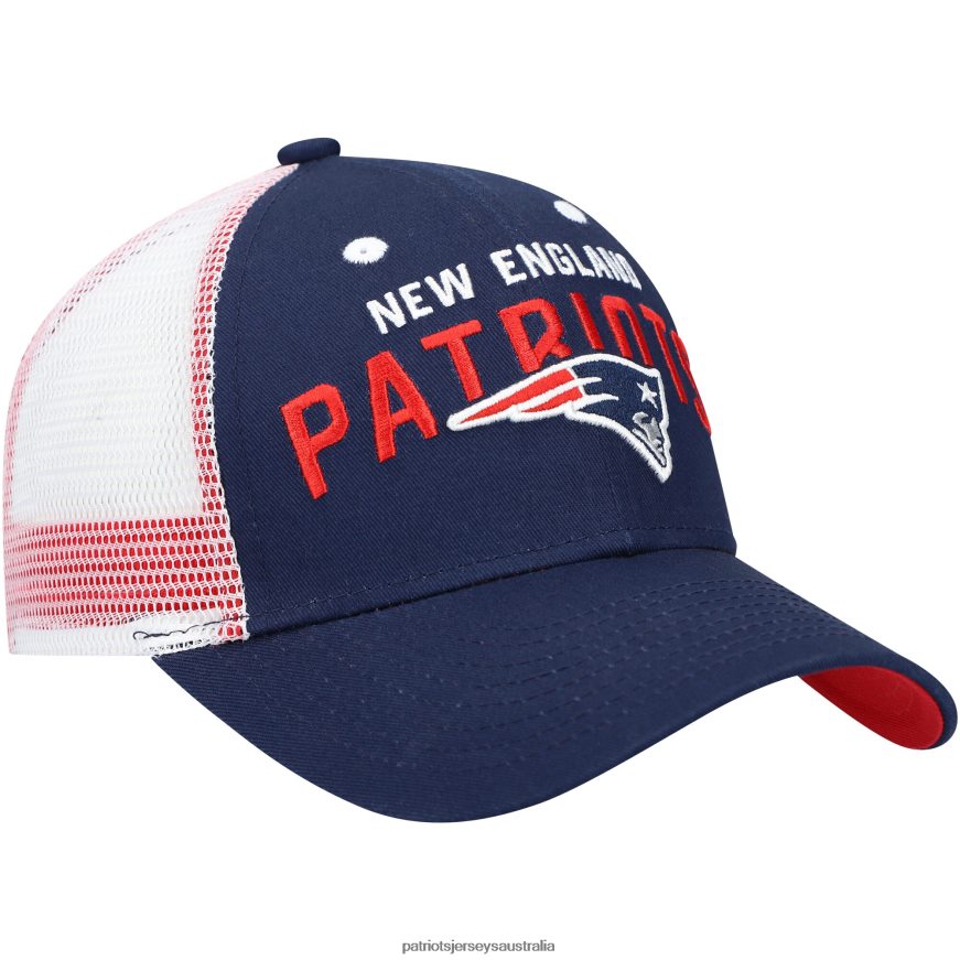 Kids Navy Core Lockup Snapback Hat ZZ06V22974 Patriots Jersey Accessories