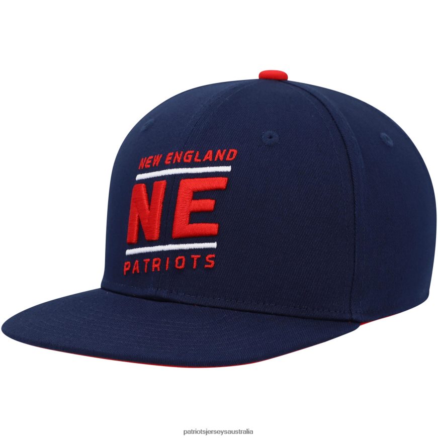 Kids Navy Team Code Adjustable Snapback Hat ZZ06V22994 Patriots Jersey Accessories