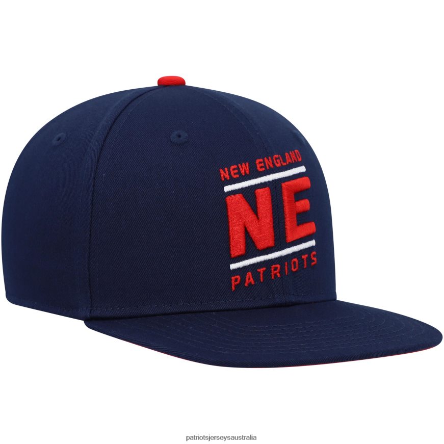 Kids Navy Team Code Adjustable Snapback Hat ZZ06V22994 Patriots Jersey Accessories