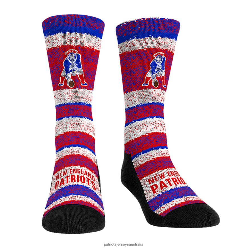 Kids Rock Em Socks Throwback Three-Pack Crew Sock Set ZZ06V22913 Patriots Jersey Accessories