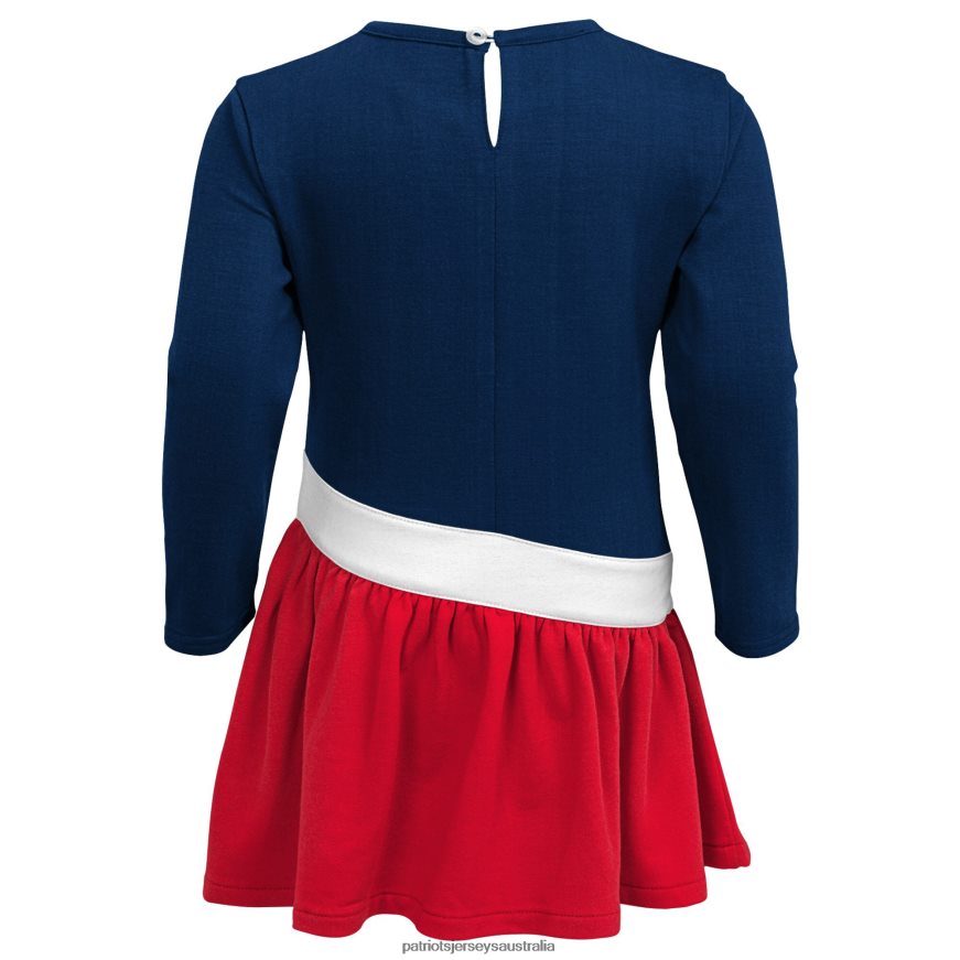 Kids Girls Toddler Navy/Red Heart To Heart Jersey Tunic Dress ZZ06V22940 Patriots Jersey Clothing