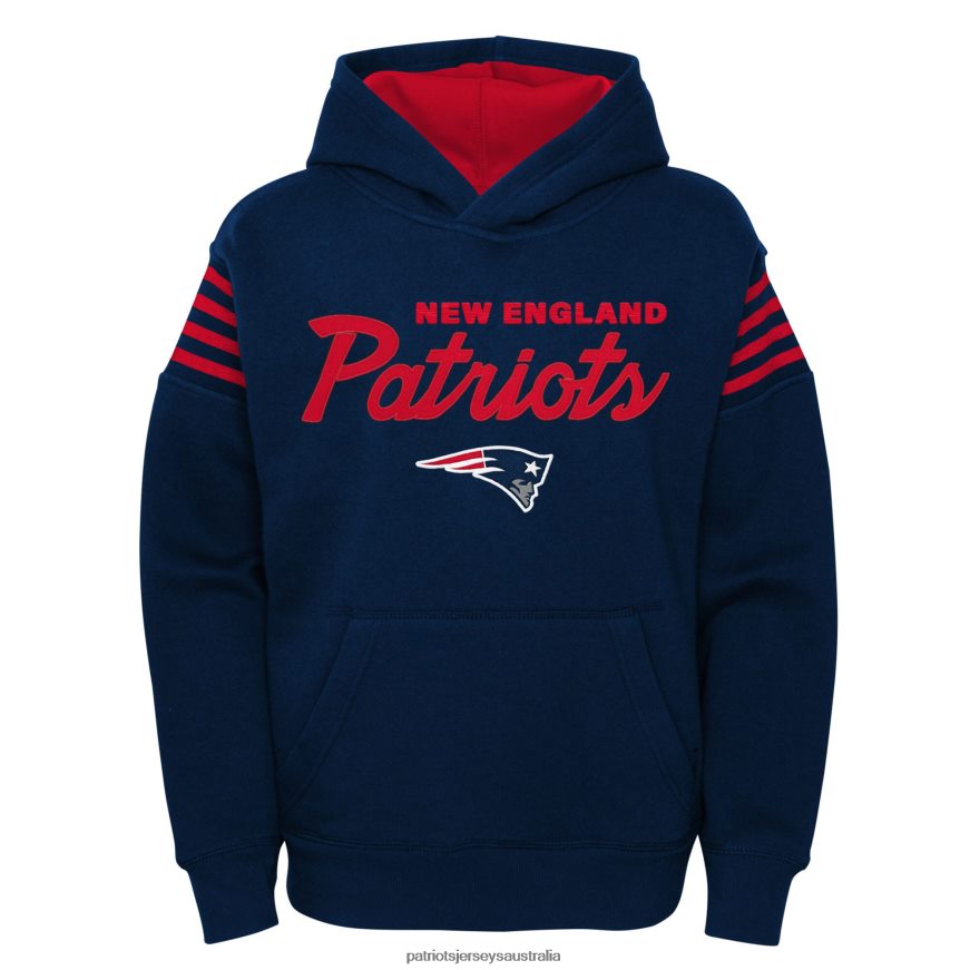 Kids Navy The Champ Is Here Pullover Hoodie ZZ06V23032 Patriots Jersey Clothing