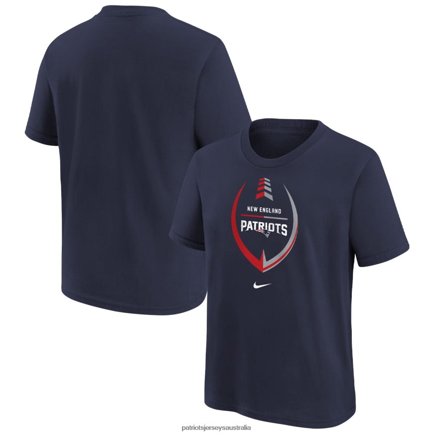 Kids Girls Preschool Nike Navy Icon T-Shirt ZZ06V23133 Patriots Jersey Clothing