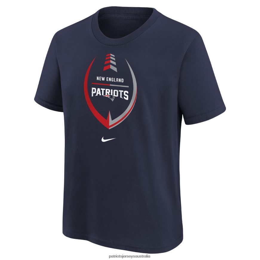 Kids Girls Preschool Nike Navy Icon T-Shirt ZZ06V23133 Patriots Jersey Clothing