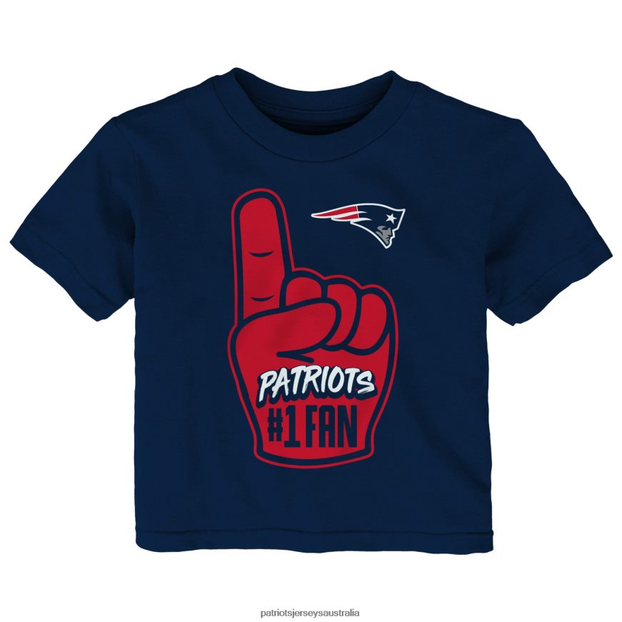 Kids Infant Navy Hand-Off T-Shirt ZZ06V23134 Patriots Jersey Clothing