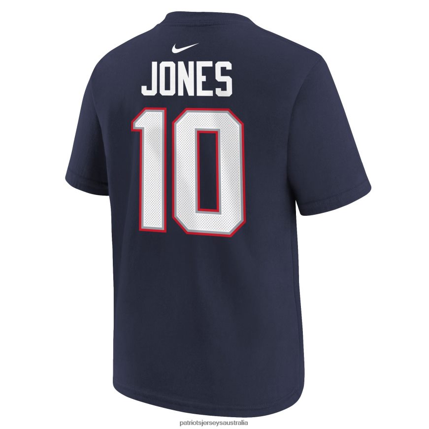 Kids Nike Mac Jones Navy Team Player Name & Number T-Shirt ZZ06V23119 Patriots Jersey Clothing