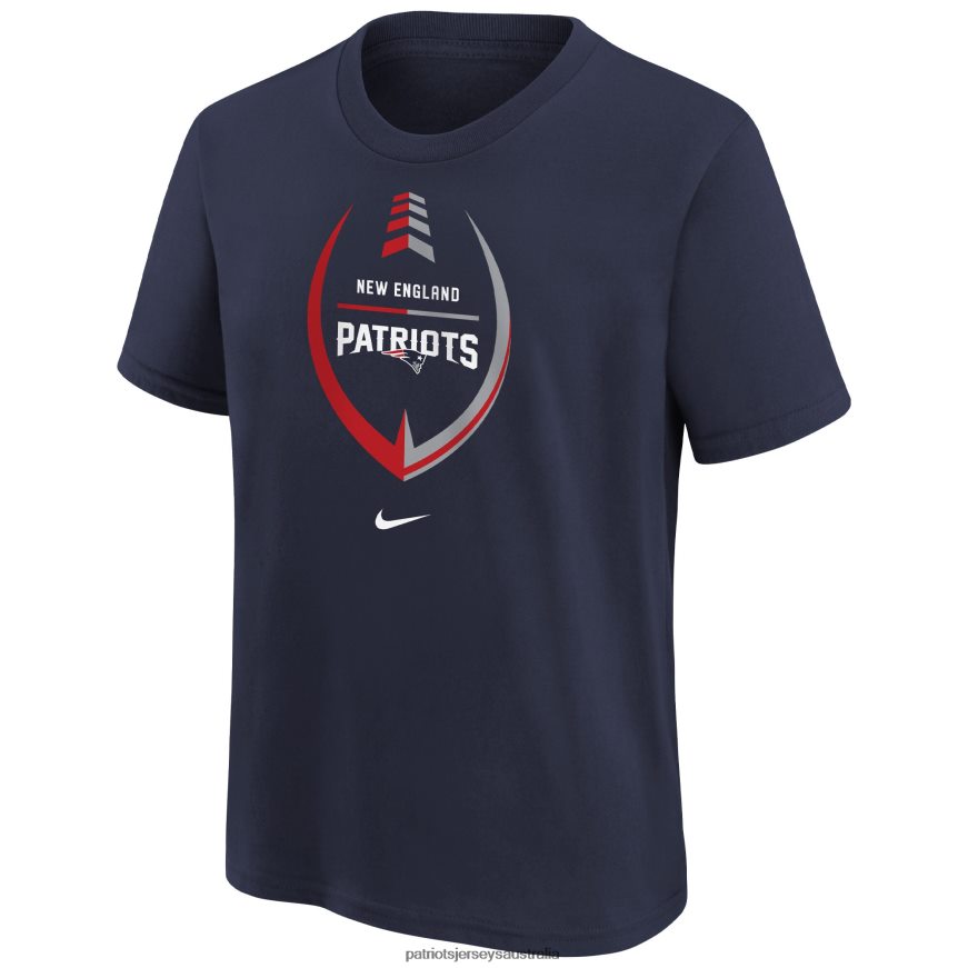 Kids Nike Navy Icon Football T-Shirt ZZ06V23115 Patriots Jersey Clothing