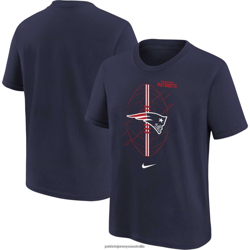 Kids Nike Navy Icon T-Shirt ZZ06V23099 Patriots Jersey Clothing