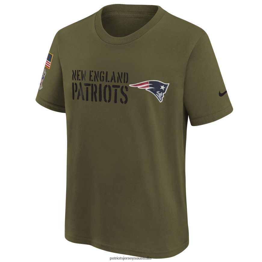 Kids Nike Olive 2022 Salute To Service Legend T-Shirt ZZ06V23126 Patriots Jersey Clothing
