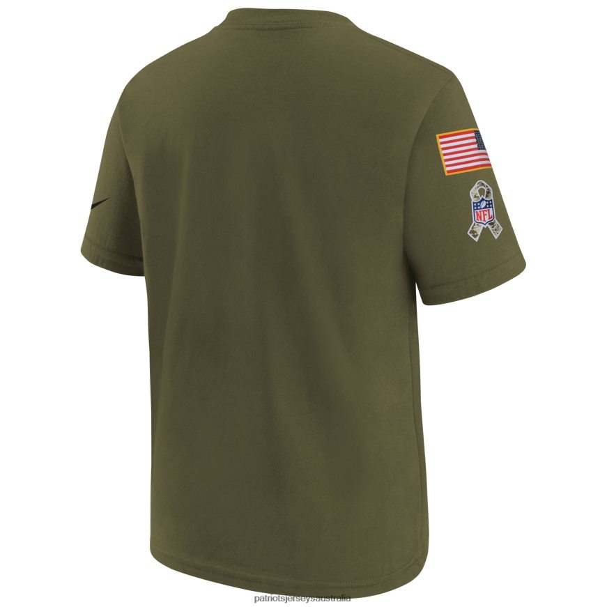 Kids Nike Olive 2022 Salute To Service Legend T-Shirt ZZ06V23126 Patriots Jersey Clothing