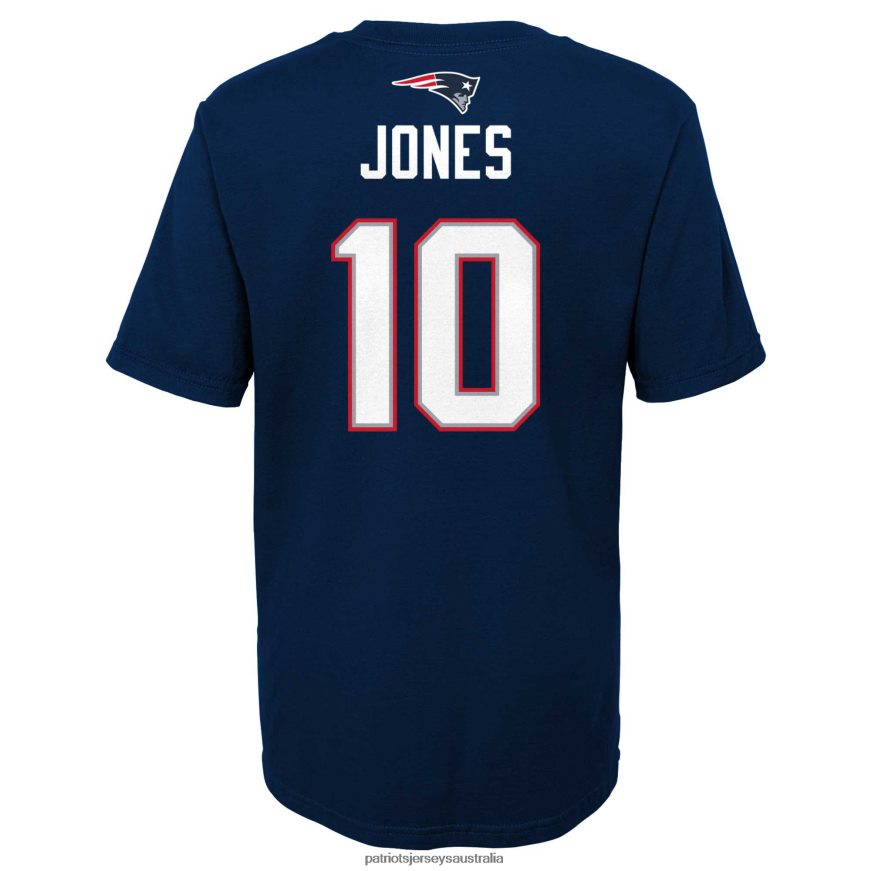 Kids Preschool Mac Jones Navy Mainliner Player Name & Number T-Shirt ZZ06V23110 Patriots Jersey Clothing
