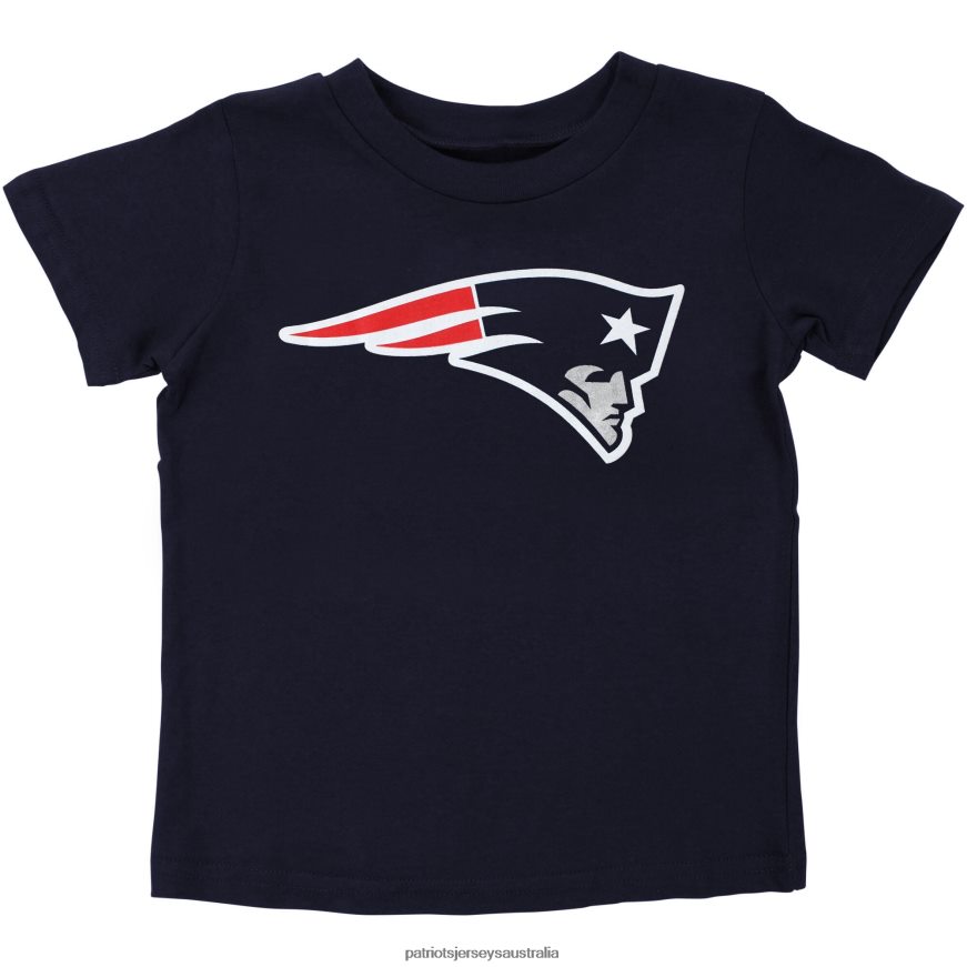 Kids Preschool Team Logo T-Shirt - Navy Blue ZZ06V23092 Patriots Jersey Clothing