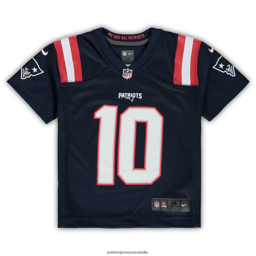 Kids Preschool Nike Mac Jones Navy Game Jersey ZZ06V23052 Patriots Jersey Clothing