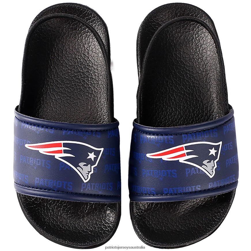 Kids Toddler FOCO Wordmark Legacy Sandal ZZ06V22950 Patriots Jersey Footwear