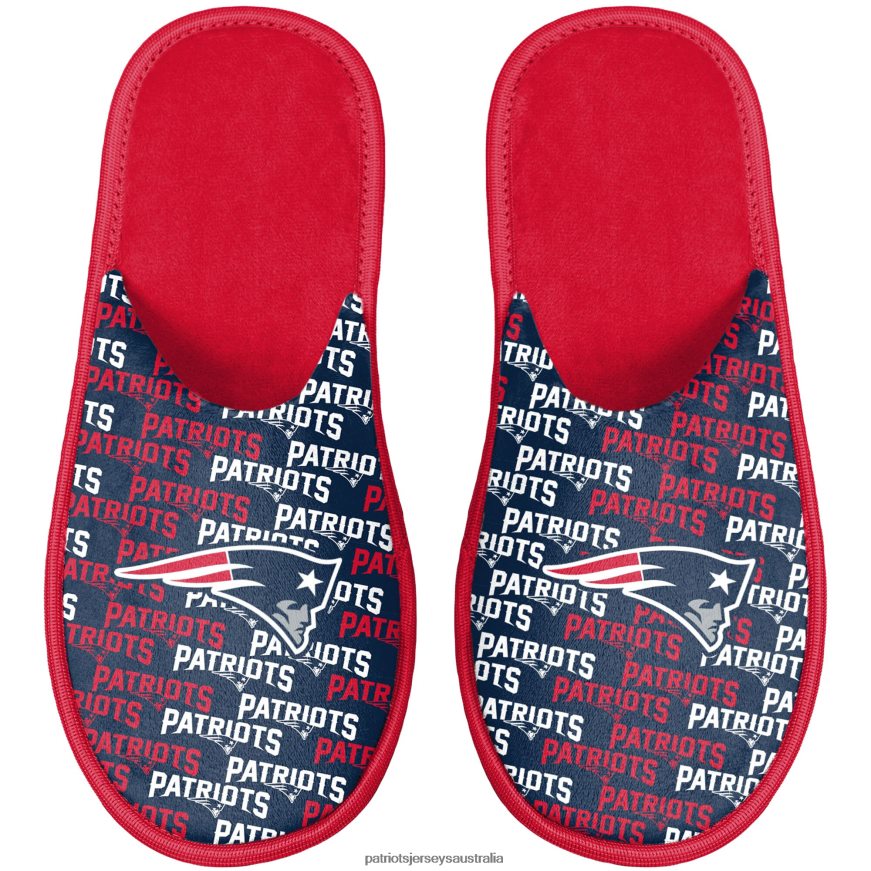 Kids FOCO Team Scuff Slippers ZZ06V22947 Patriots Jersey Footwear