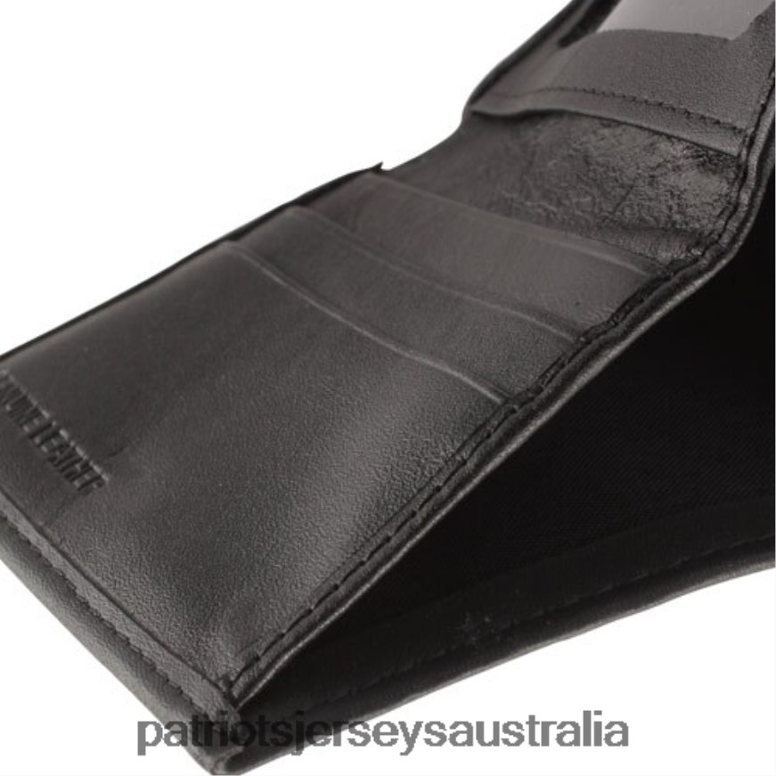 Men Black Hybrid Tri-Fold Wallet ZZ06V214 Patriots Jersey Accessories