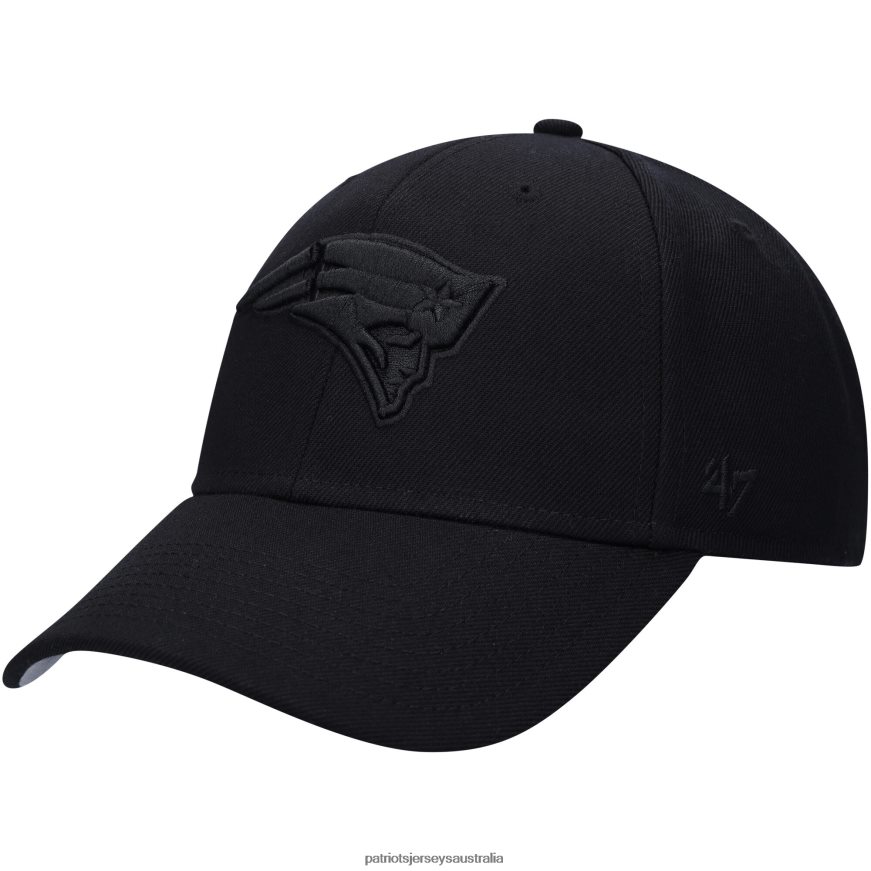 Men 47 Black Tonal MVP Adjustable Hat ZZ06V2119 Patriots Jersey Accessories