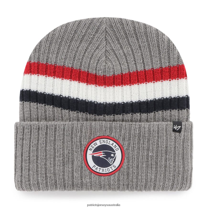 Men 47 Gray Highline Cuffed Knit Hat ZZ06V2444 Patriots Jersey Accessories