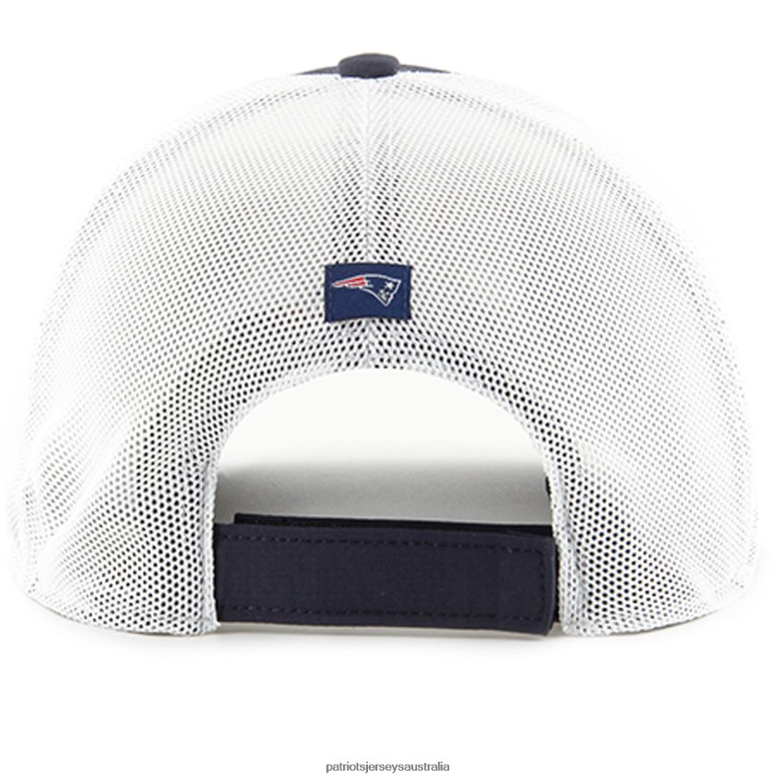 Men 47 Navy Burgess Trucker Adjustable Hat ZZ06V2295 Patriots Jersey Accessories