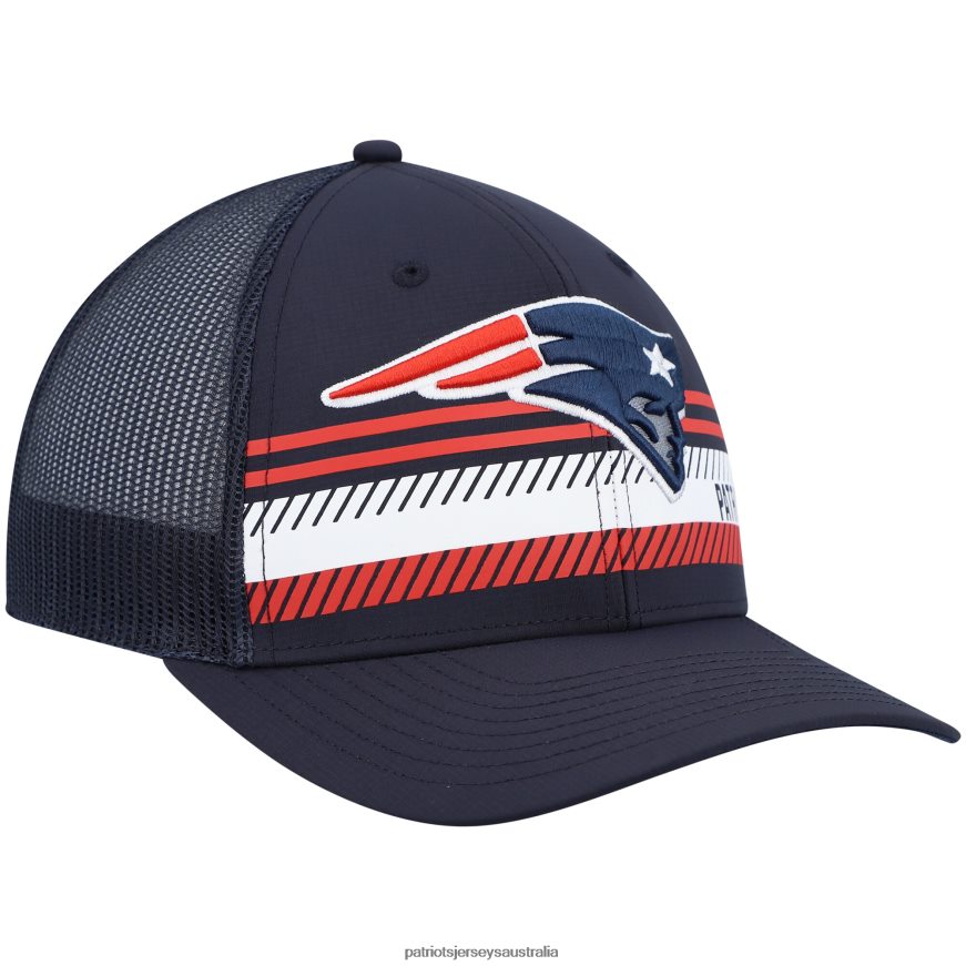 Men 47 Navy Cumberland Trucker Snapback Hat ZZ06V2403 Patriots Jersey Accessories