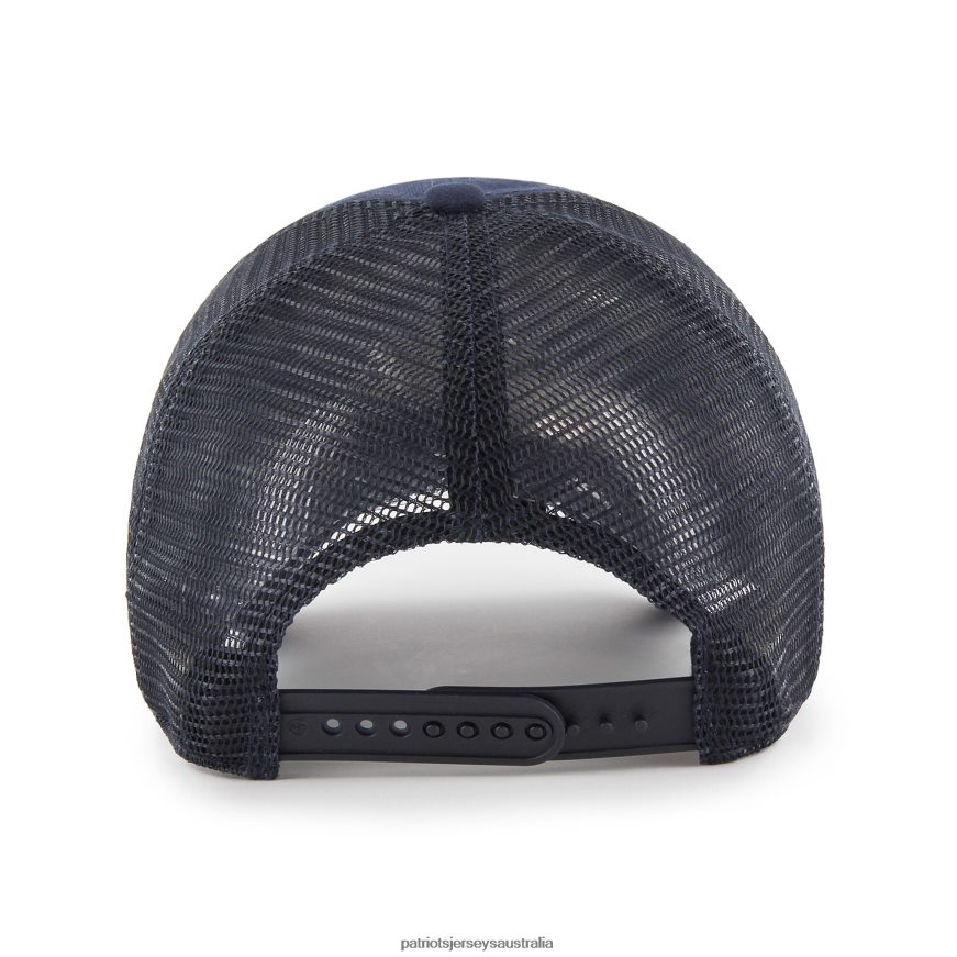 Men 47 Navy Highpoint Trucker Clean Up Snapback Hat ZZ06V2352 Patriots Jersey Accessories