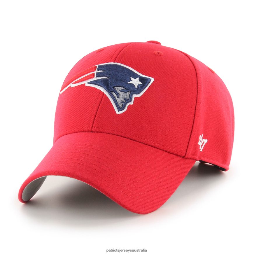 Men 47 Red MVP Adjustable Hat ZZ06V2339 Patriots Jersey Accessories