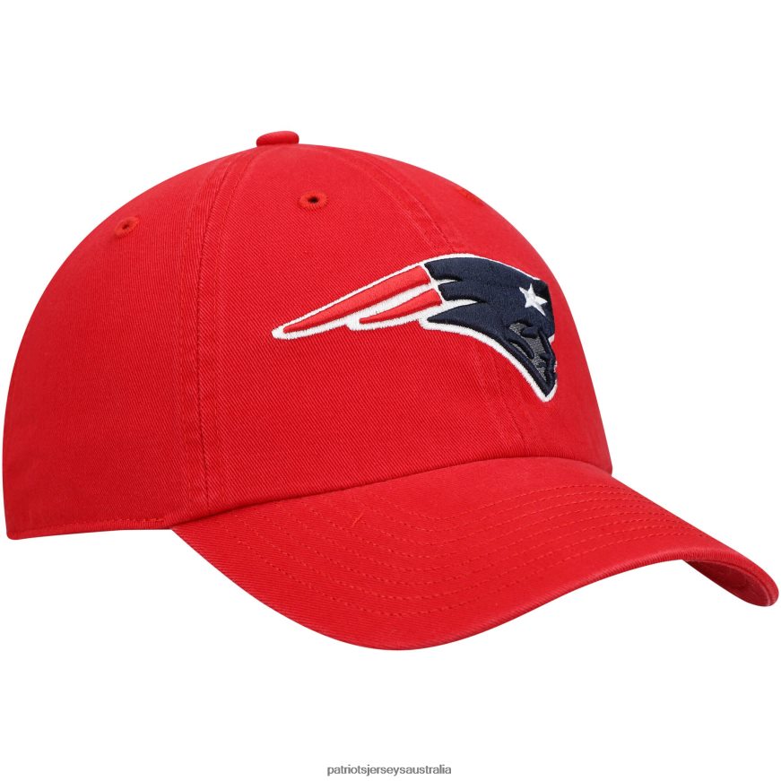 Men 47 Red Secondary Clean Up Adjustable Hat ZZ06V2338 Patriots Jersey Accessories