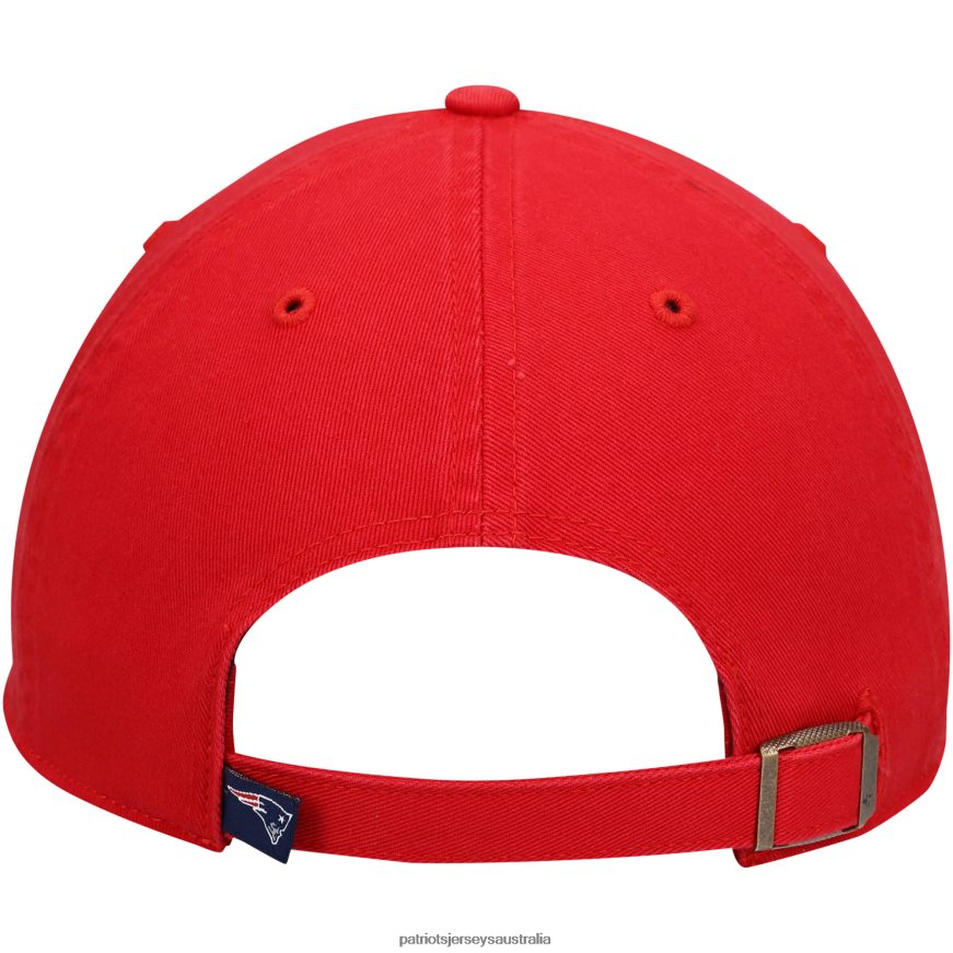 Men 47 Red Secondary Clean Up Adjustable Hat ZZ06V2338 Patriots Jersey Accessories