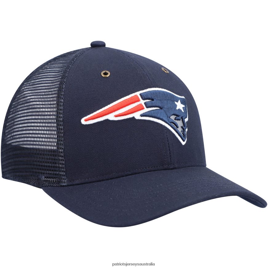 Men Carhartt x '47 Navy MVP Trucker Snapback Hat ZZ06V2189 Patriots Jersey Accessories