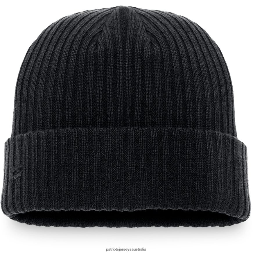 Men Fanatics Branded Black Tonal Cuffed Knit Hat ZZ06V2343 Patriots Jersey Accessories