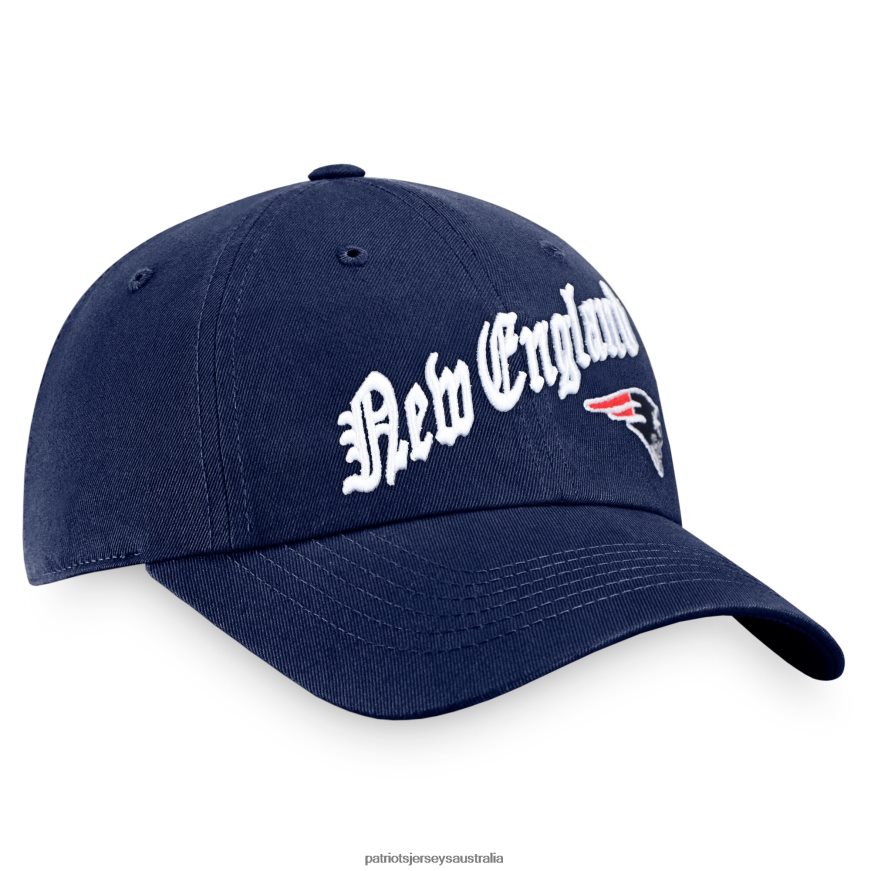 Men Fanatics Branded Navy Old English Adjustable Hat ZZ06V2381 Patriots Jersey Accessories