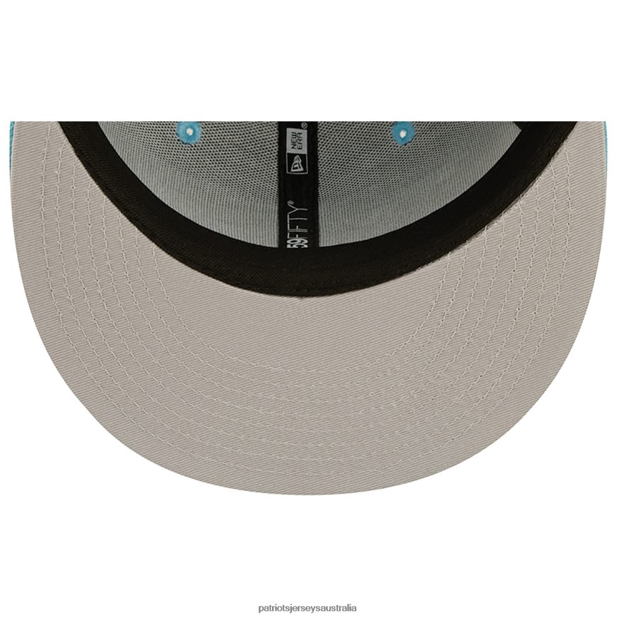 Men New Era Aqua Color Pack 59FIFTY Fitted Hat ZZ06V2287 Patriots Jersey Accessories