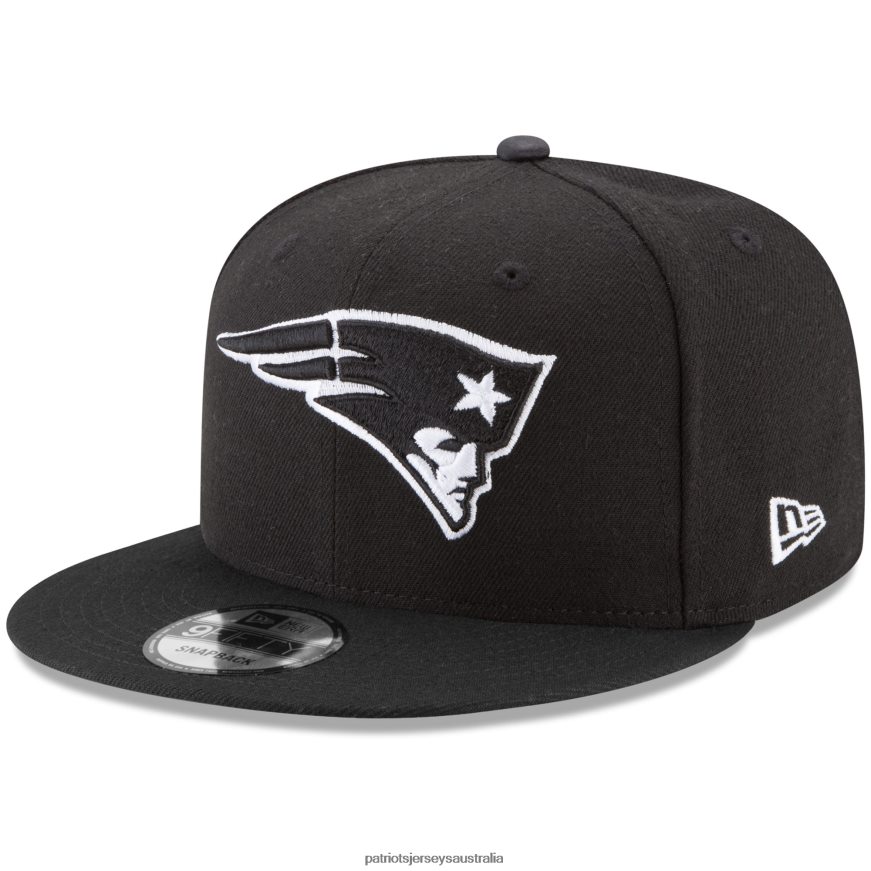 Men New Era Black B-Dub 9FIFTY Adjustable Hat ZZ06V2210 Patriots Jersey Accessories