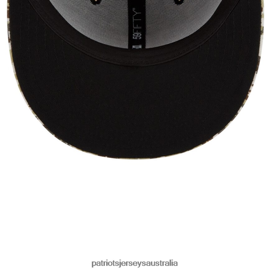 Men New Era Black/Camo 2021 Salute To Service 59FIFTY Fitted Hat ZZ06V2367 Patriots Jersey Accessories