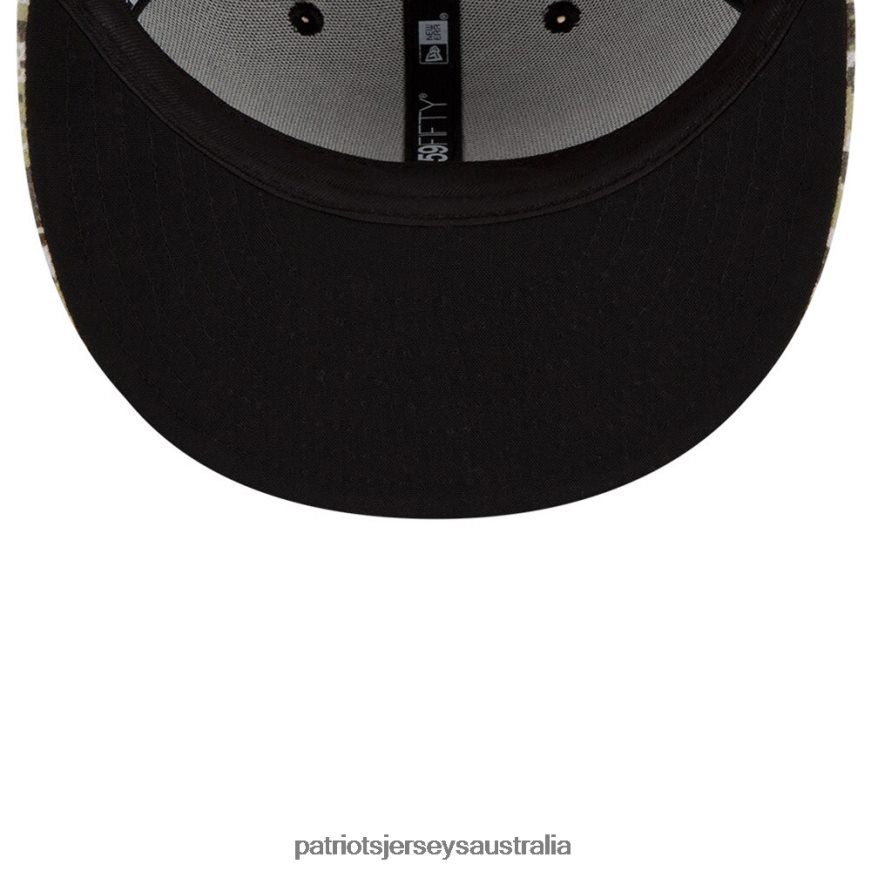 Men New Era Black/Camo 2021 Salute To Service Low Profile 59FIFTY Fitted Hat ZZ06V2324 Patriots Jersey Accessories