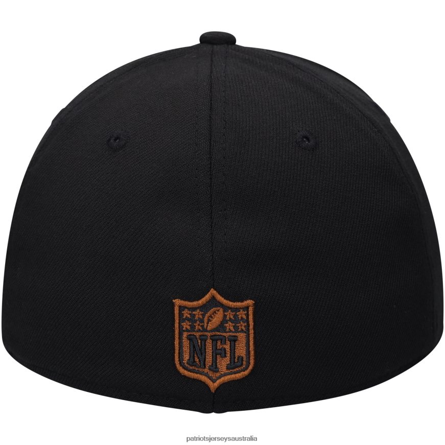 Men New Era Black Gulch 39THIRTY Flex Hat ZZ06V2141 Patriots Jersey Accessories