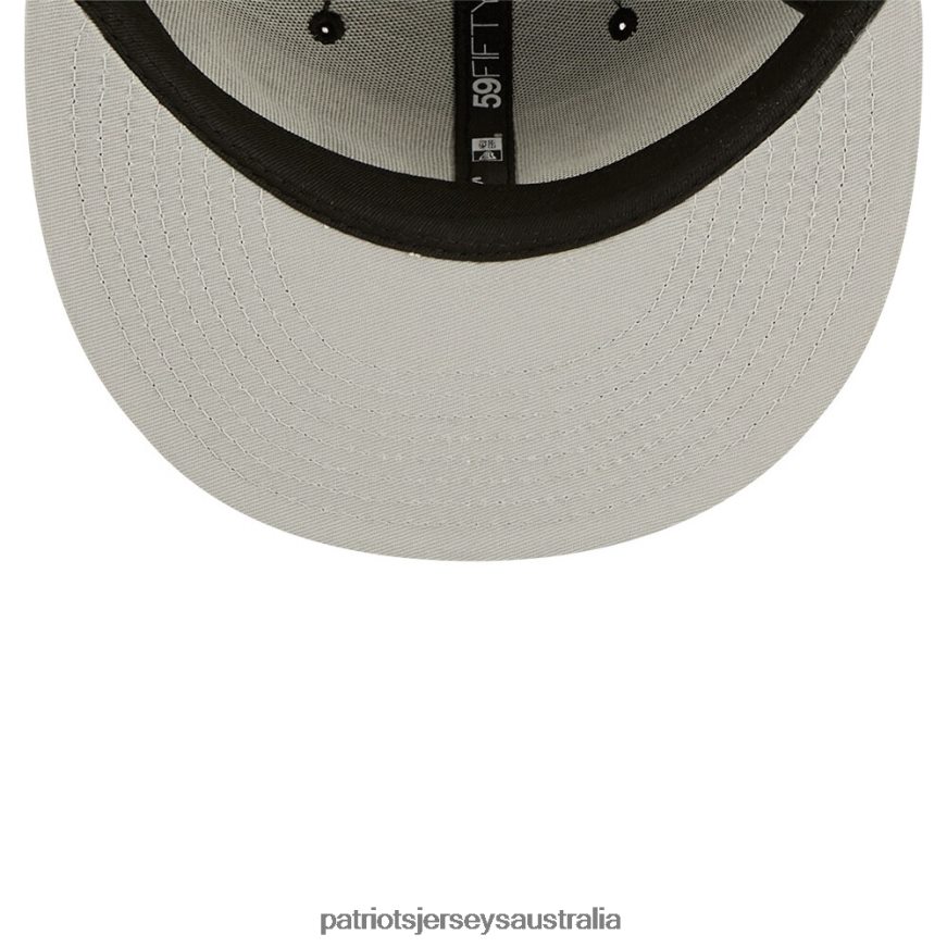 Men New Era Black/Navy 2022 NFL Draft On Stage 59FIFTY Fitted Hat ZZ06V2318 Patriots Jersey Accessories