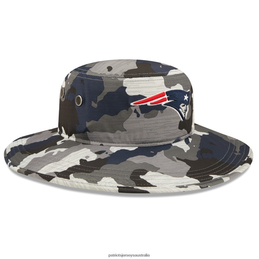 Men New Era Camo 2022 NFL Training Camp Official Panama Bucket Hat ZZ06V2130 Patriots Jersey Accessories