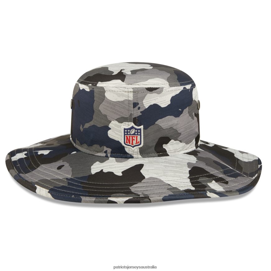 Men New Era Camo 2022 NFL Training Camp Official Panama Bucket Hat ZZ06V2130 Patriots Jersey Accessories