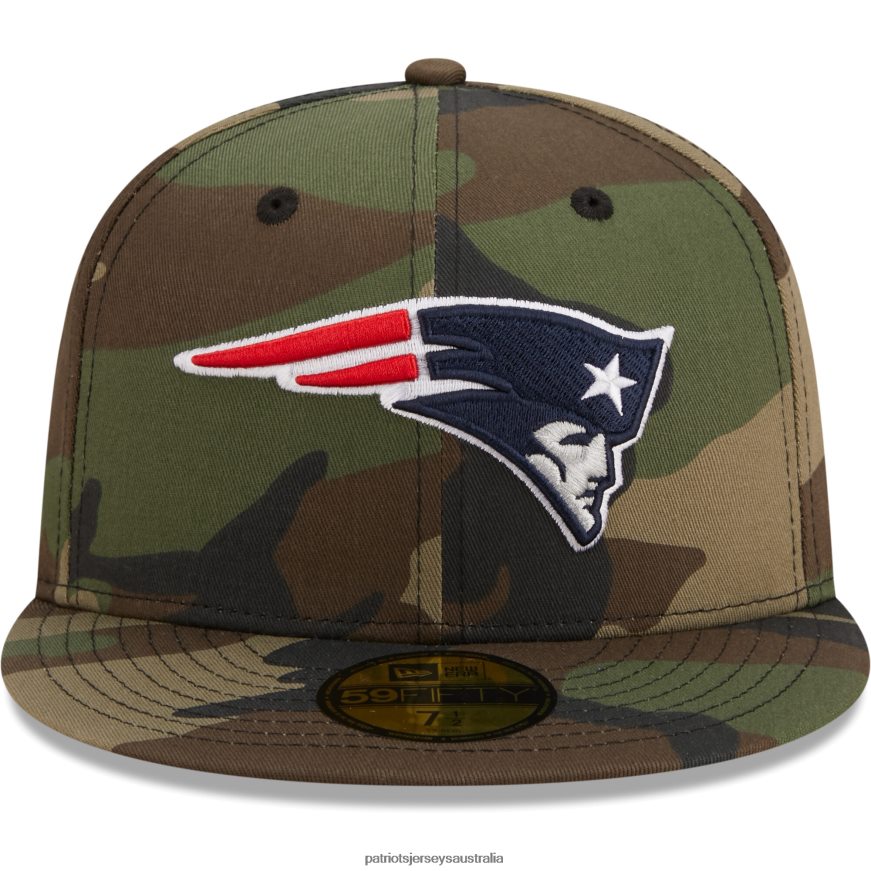 Men New Era Camo Woodland 59FIFTY Fitted Hat ZZ06V2397 Patriots Jersey Accessories