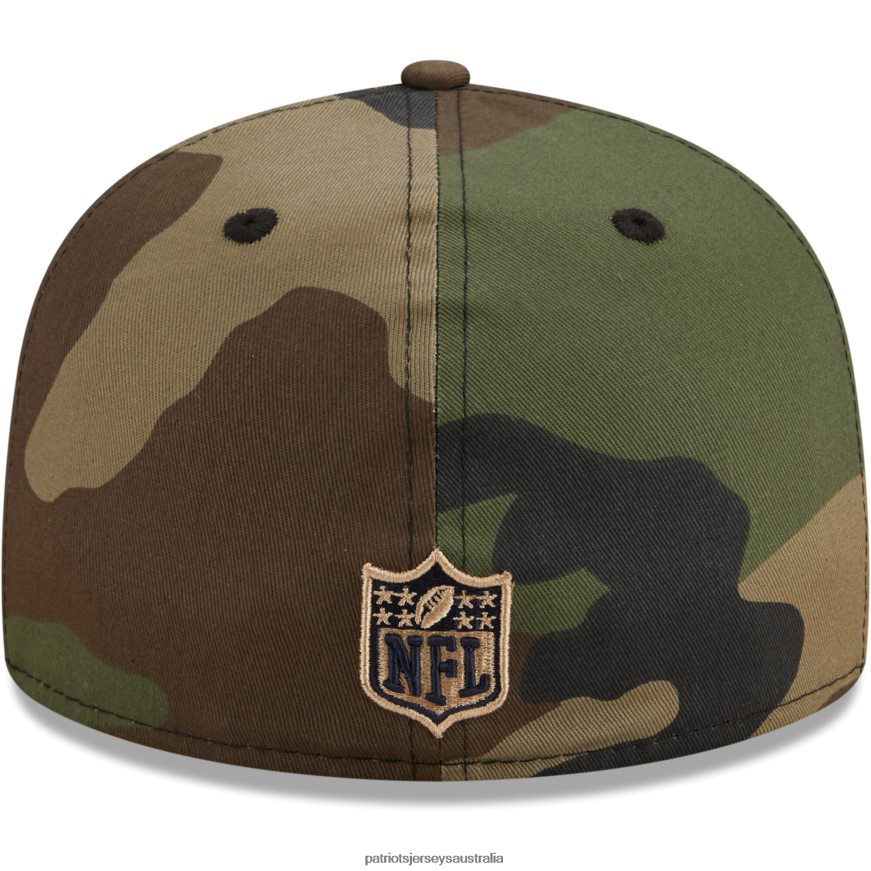 Men New Era Camo Woodland 59FIFTY Fitted Hat ZZ06V2397 Patriots Jersey Accessories