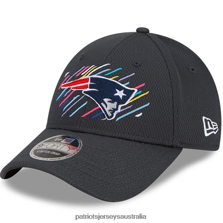 Men New Era Charcoal 2021 NFL Crucial Catch 9FORTY Adjustable Hat ZZ06V2420 Patriots Jersey Accessories