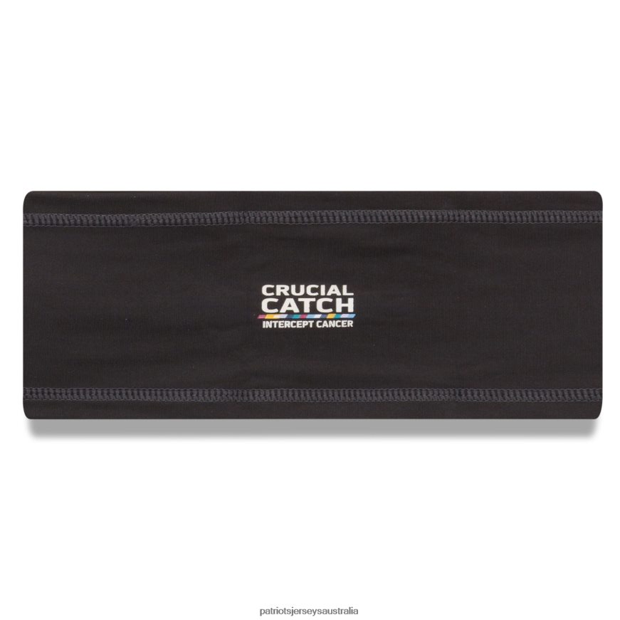 Men New Era Charcoal 2021 NFL Crucial Catch Headband ZZ06V289 Patriots Jersey Accessories