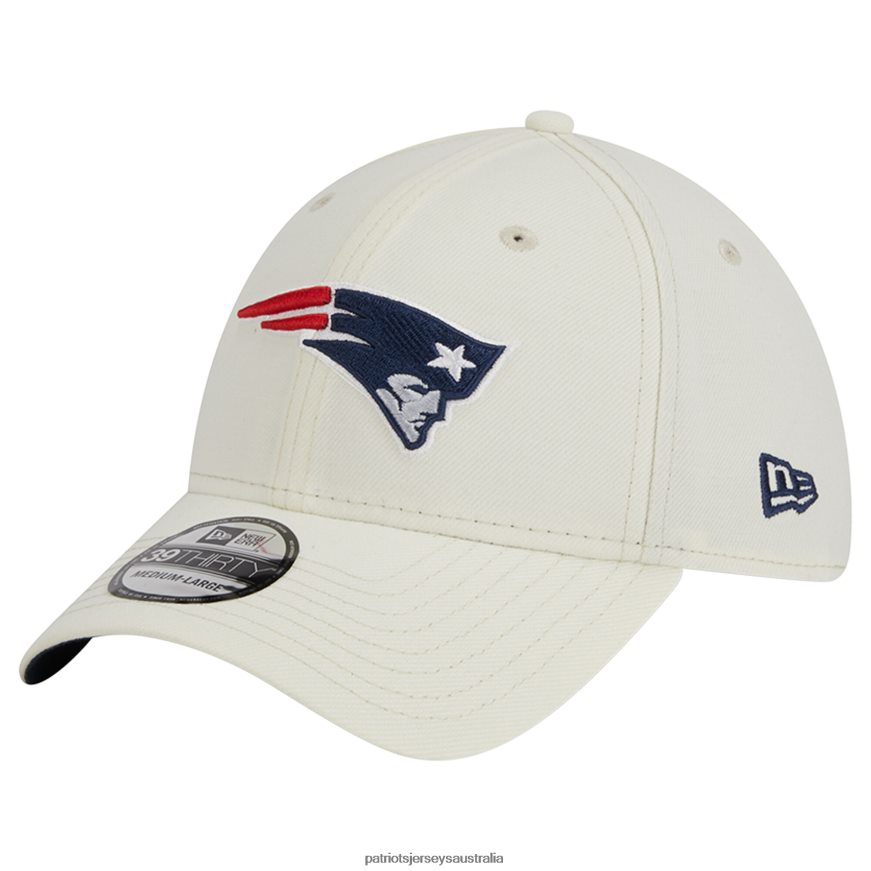 Men New Era Cream Classic 39THIRTY Flex Hat ZZ06V2239 Patriots Jersey Accessories