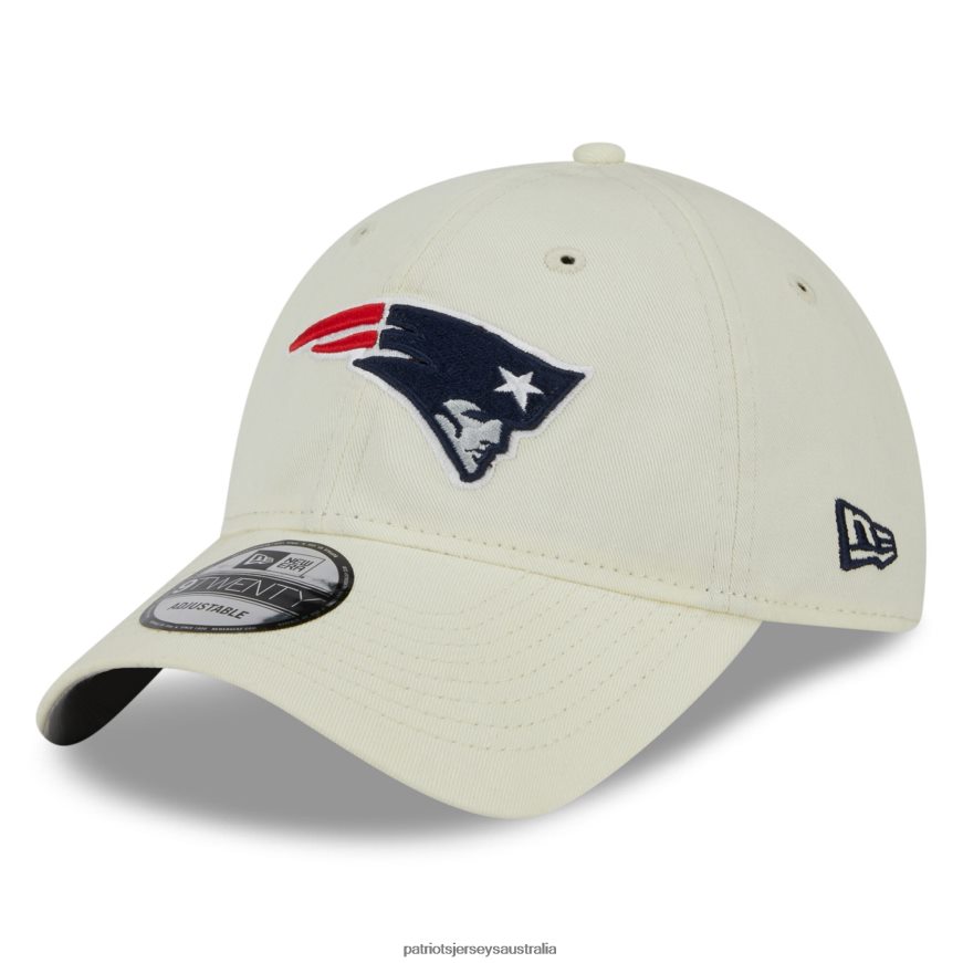 Men New Era Cream Core Classic 2.0 9TWENTY Adjustable Hat ZZ06V2290 Patriots Jersey Accessories